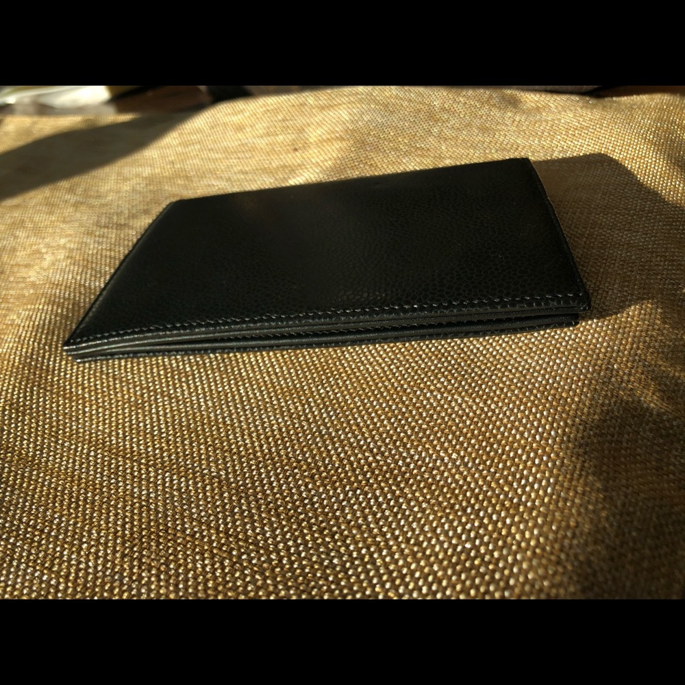 SOLD-Chanel black passport holder - Picture 4 of 6
